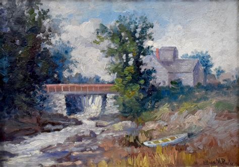 Lillian Marie Cobb Parker - Antique American Impressionist Maine