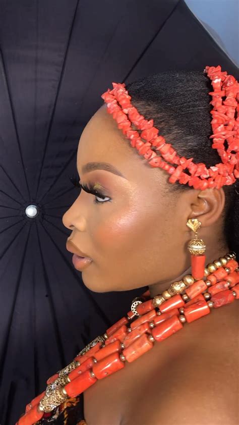 Traditional igbo bride/makeup/hairstyle