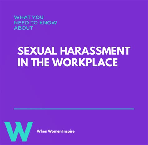 sexual harassment        workplace