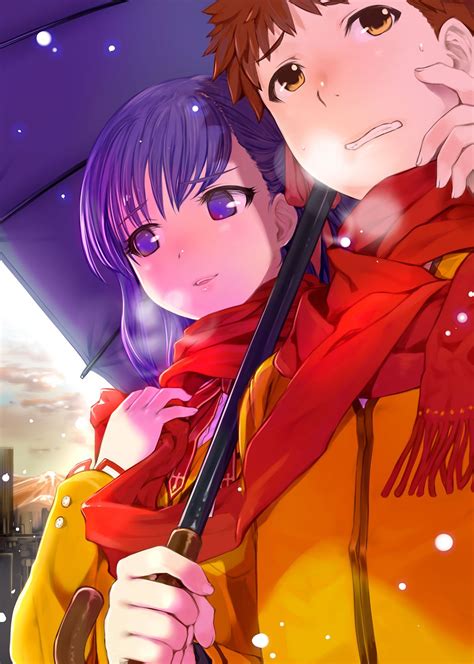 matou sakura and emiya shirou (fate and 2 more) drawn by mikazuki_akira