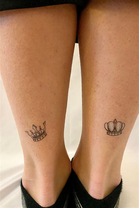 Queen and King Crown Tattoo / King Tattoo / Queen Tattoo / Couple ...