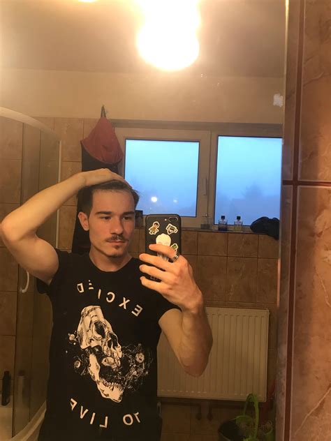 buzz cut with a big forehead 2