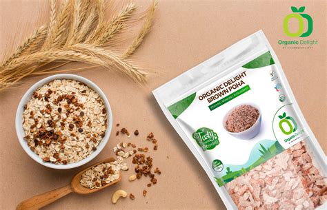 organic brown poha organicdelight