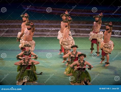 Polynesian Cultural Center Hawaiian Dance Editorial Stock Photo - Image ...