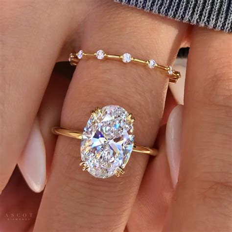 ultra thin engagement ring  wedding band ascot diamonds