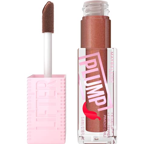Maybelline Lip Gloss, Cocoa Zing Plumping Gloss with Chili Pepper and