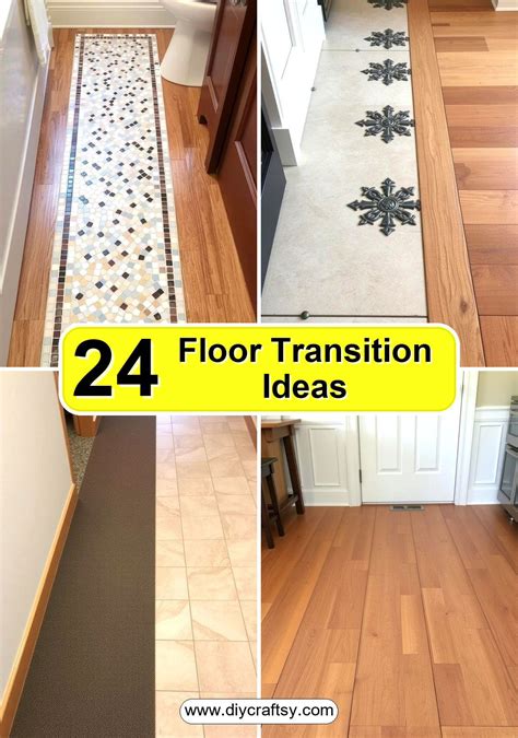 creative floor transition ideas  seamless room flow
