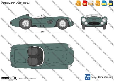 Templates - Cars - Aston Martin - Aston Martin DBR1