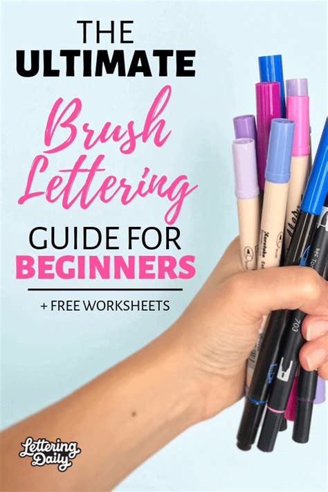 How To Do Brush Lettering - The Ultimate Guide (2022) | Lettering Daily