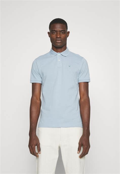 hackett london slim fit logo poloshirt airforce blueblauw zalandonl