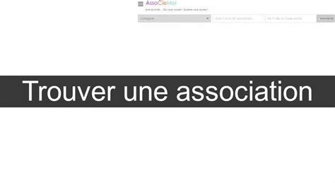 trouver une association autres sites