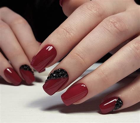 Bright fashion nails, Classic red nails, Evening nails, Festive nails ...