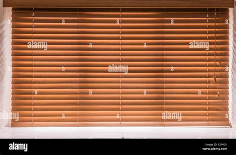 Closed venetian blinds Stock Photo - Alamy