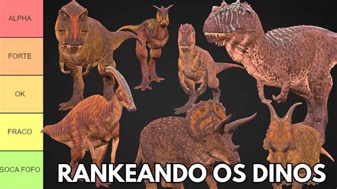 TIER LIST DINOS DO THE ISLE - YouTube