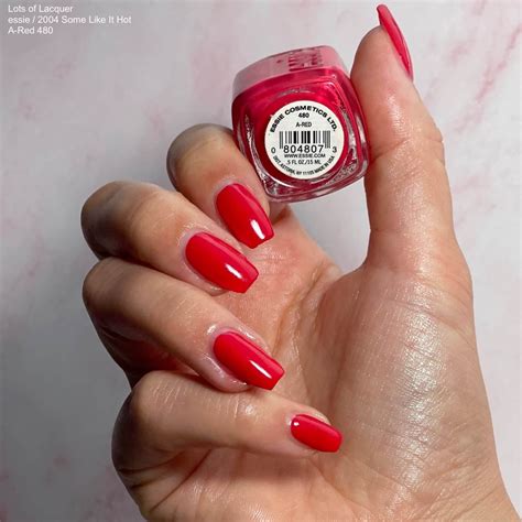 essie Red Nail Polish — Lots of Lacquer