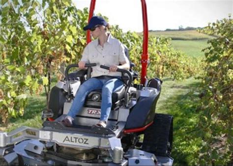 Altoz TRX Series | The World's First Tracked Zero Turn Mower