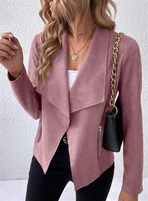 suede blazers for women