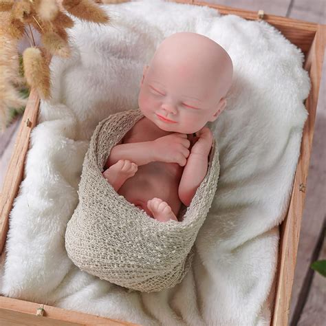 Babeside Lifelike Silicone Baby Doll - 12-Inch Full Silicone Reborn ...