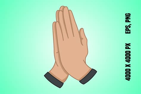 hands folded  prayer graphic  yulidor creative fabrica