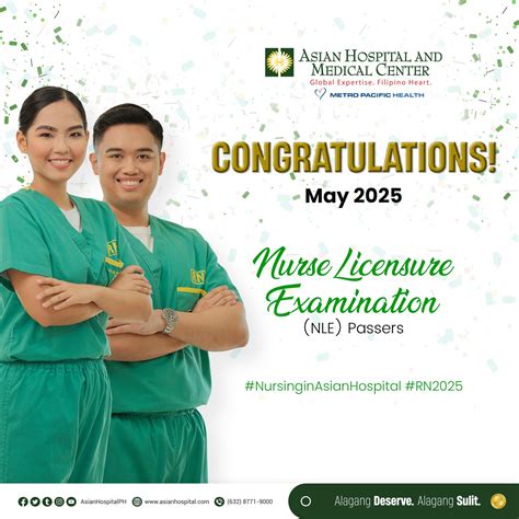 Nursing - Congratulations to our new Registered Nurses for successfully