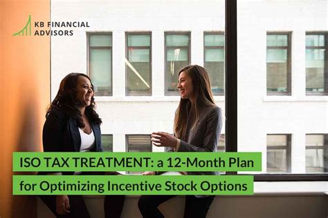 iso tax treatment  month plan  incentive stock options