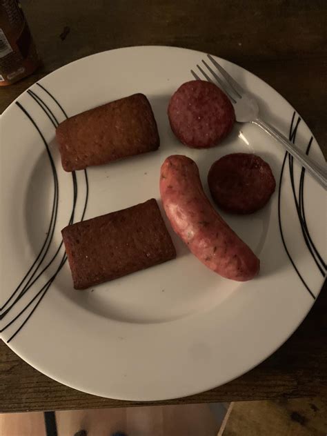 Maple Spam, Chorizo, and Hebrew National Salami : r/shittyfoodporn