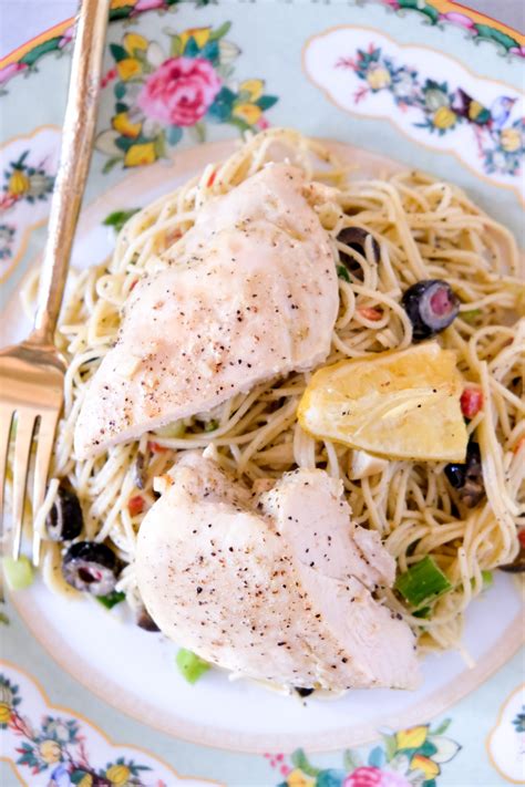 Lemon Chicken with Angel Hair Pasta — Petite Southern Kitchen