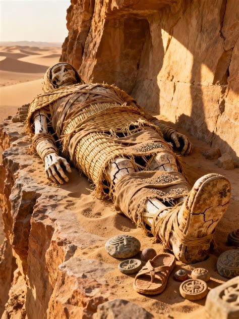 BREAKING REPORT: DESERT TOMB REVEALS GIANT MUMMIFIED FIGURE, IGNITING