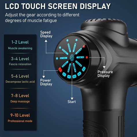 RAEMAO Massage Gun Deep Tissue, Electric Muscle Massager Percussion