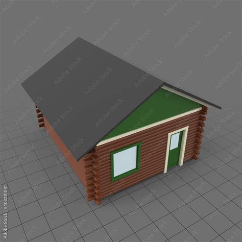 log cabin stock  asset adobe stock