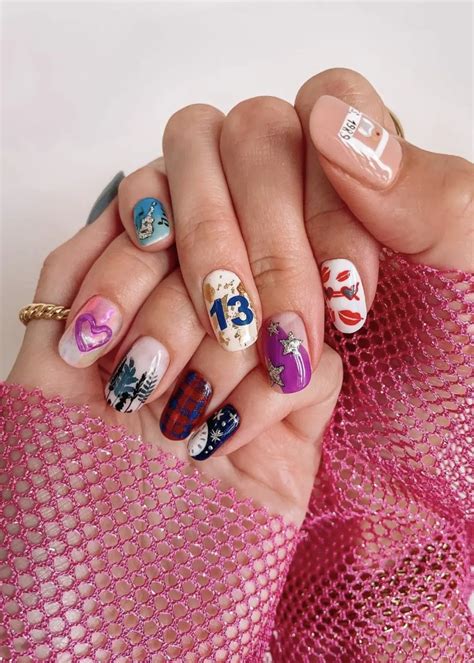 40+ Taylor Swift Nail Art Ideas that are Perfect for the Eras Tour ...