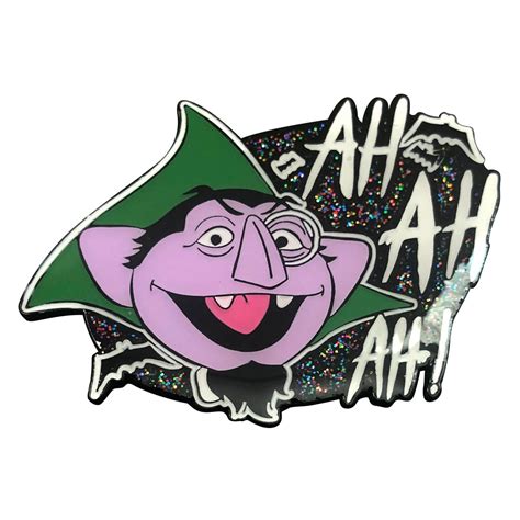 Sesame Street Ah! Ah! Ah! With The Count Enamel Pin