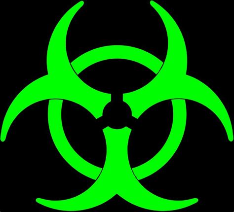 green and black biohazard symbol | Biohazard symbol, Biohazard tattoo ...