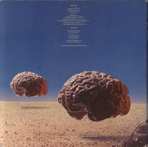 Rush Hemispheres + Poster - EX US vinyl LP album (LP record) (799361)