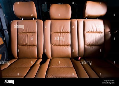 auto  leather seats  res stock photography  images alamy