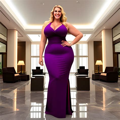 huge tall plus size, not curvy, muscular blonde young girl with small
