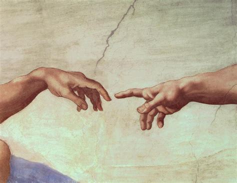 Michelangelo Buonarroti The Creation of Adam hand painting | framed paintings for sale