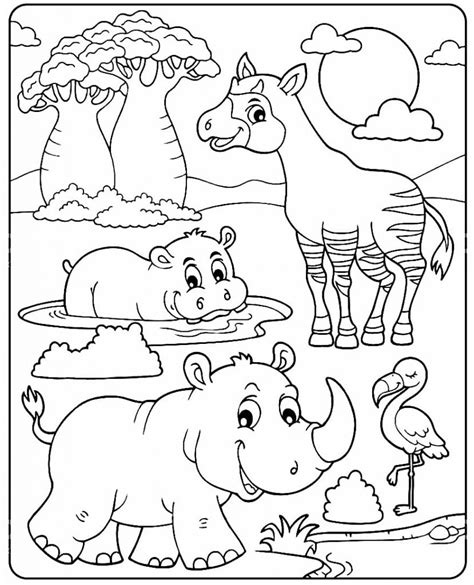 Imagens Animais Para Colorir