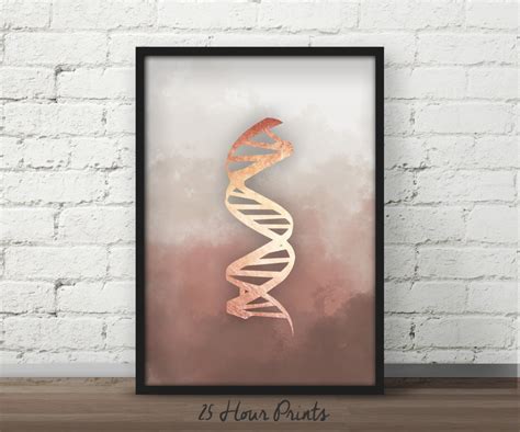 Instant Download DNA Poster DNA Strand DNA Poster Chemistry - Etsy