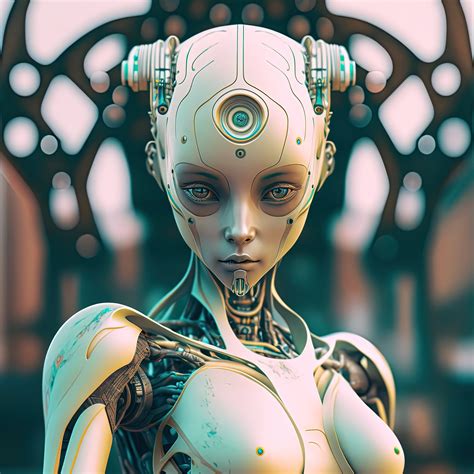 White Robot Girl Print Cyborg Girl Cybernetic Poster - Etsy Australia