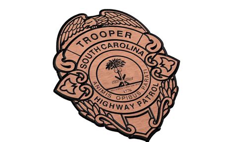 South Carolina Trooper Police Badge SVG - Etsy