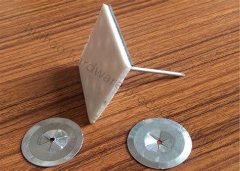 Steel Self Adhesive Insulation anchor Pins 6-1/2 " For Flexible Duct ...