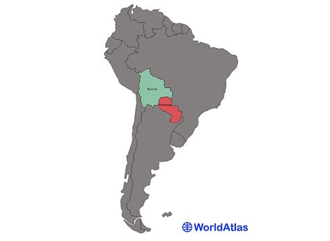 Landlocked Countries In South America - WorldAtlas