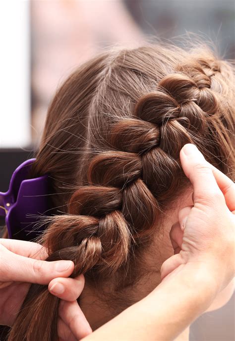 french braid step  step