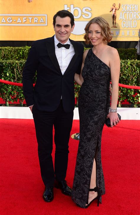 Modern Family's Ty Burrell and his wife, Holly Anne Brown, posed for