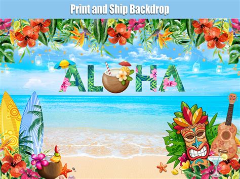 Hawaiian Themed Background