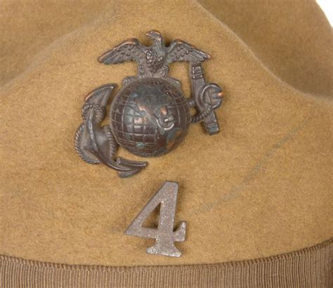 WWI USMC campaign hat was different from all later Marine Corps ...