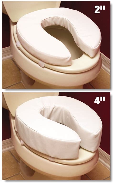 Vinyl Padded Toilet Seat Cushion