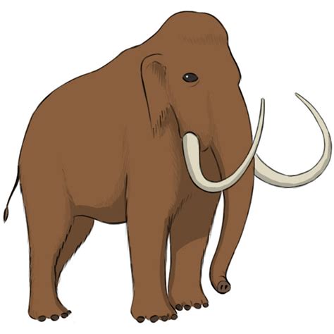 How to Draw a Mammoth - Easy Drawing Art