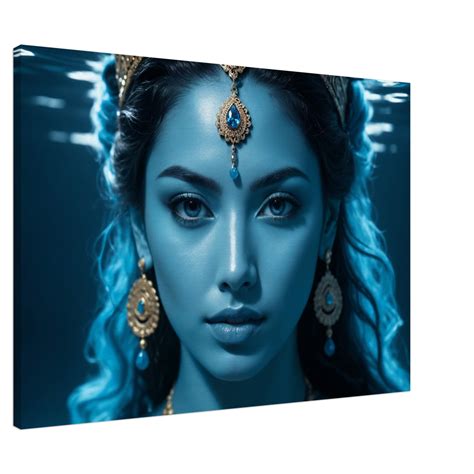 Elemental Goddess of Water on Canvas – CodingCanvas.Art Shop